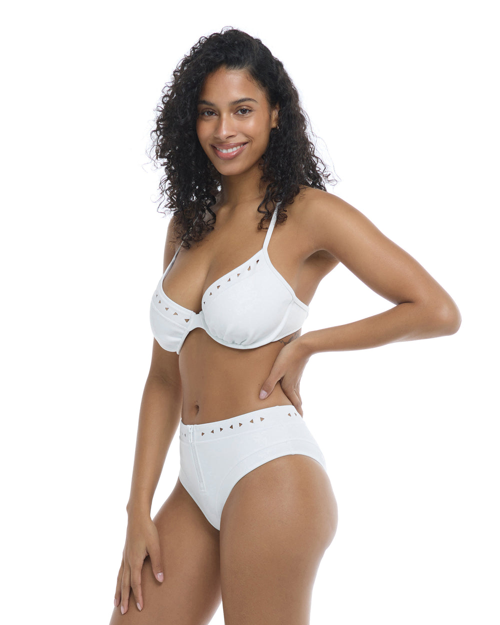 Constellation Solo D-F Cup Bikini Top - Snow