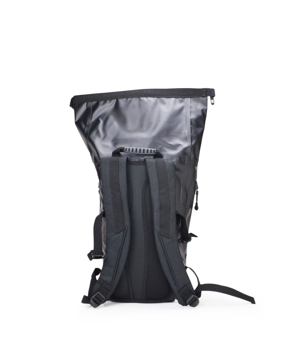 Advenire Waterproof Vertical Roll-Top Backpack - Black