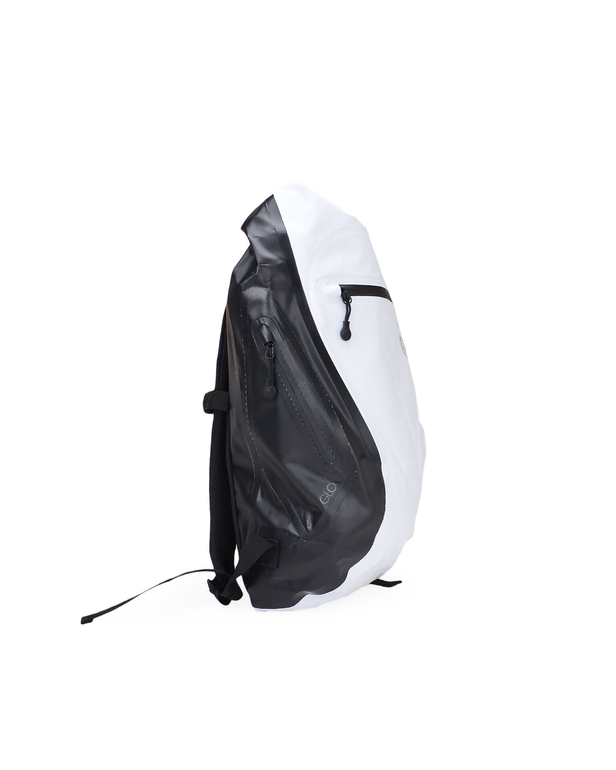 Advenire Waterproof Vertical Roll-Top Backpack - White