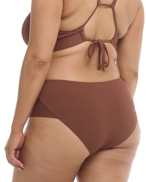 Ibiza Coco Plus Size Bikini Bottom - Brown
