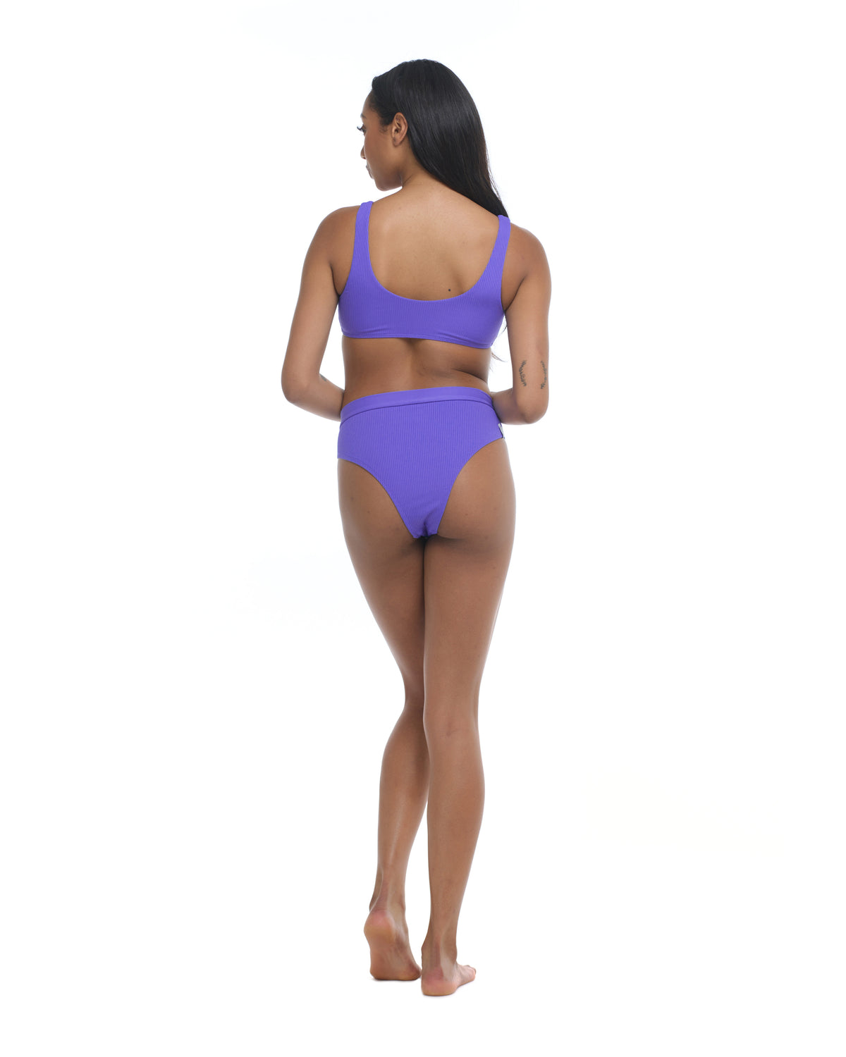 Ibiza Marlee High-Waisted Bikini Bottom - Clearwater