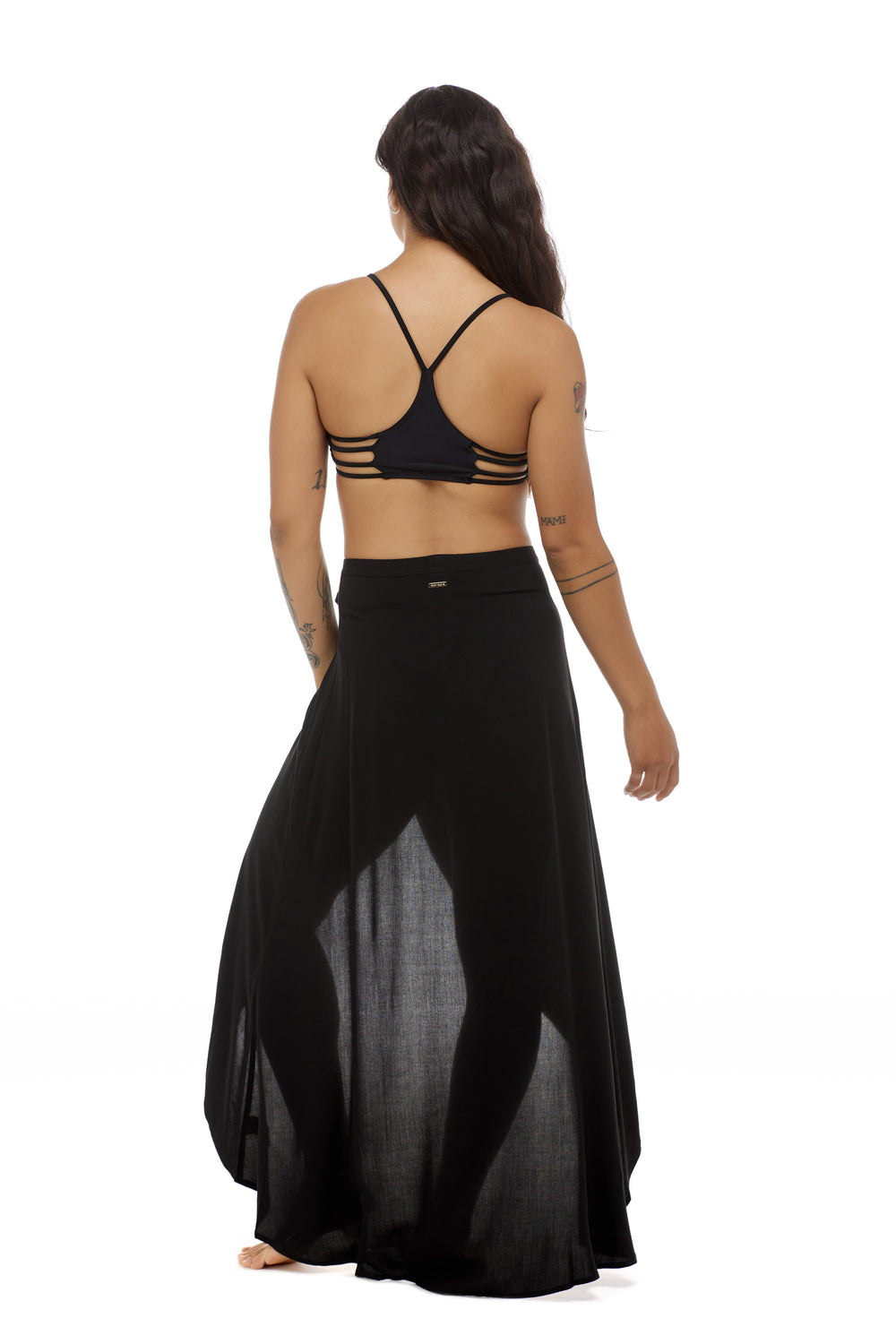 Playful Lena Cover-Up Skirt - Black