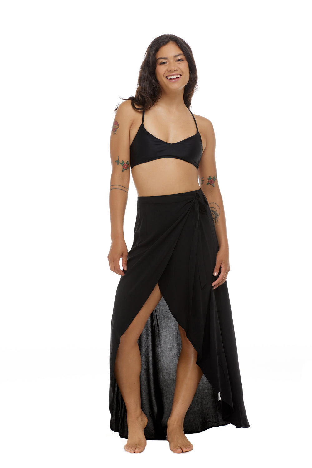Playful Lena Cover-Up Skirt - Black