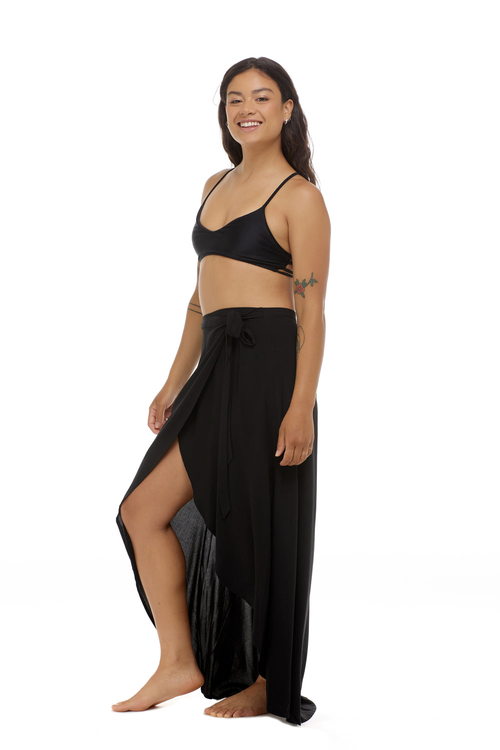 Playful Lena Cover-Up Skirt - Black