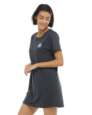 Brielle T-Shirt Dress - Heather Grey