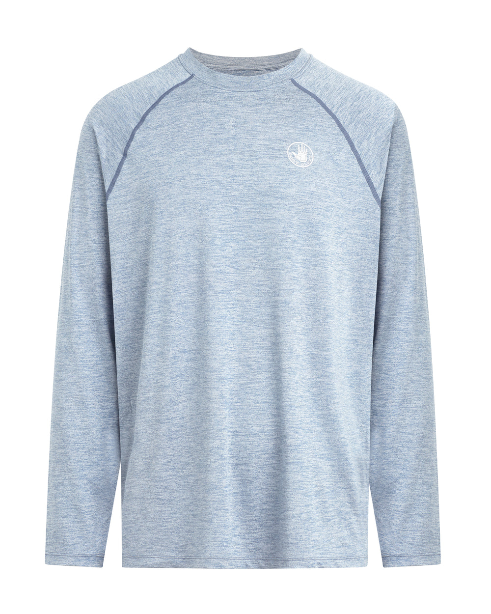 Long-Sleeved Raglan UPF 50+ T-Shirt - Blue