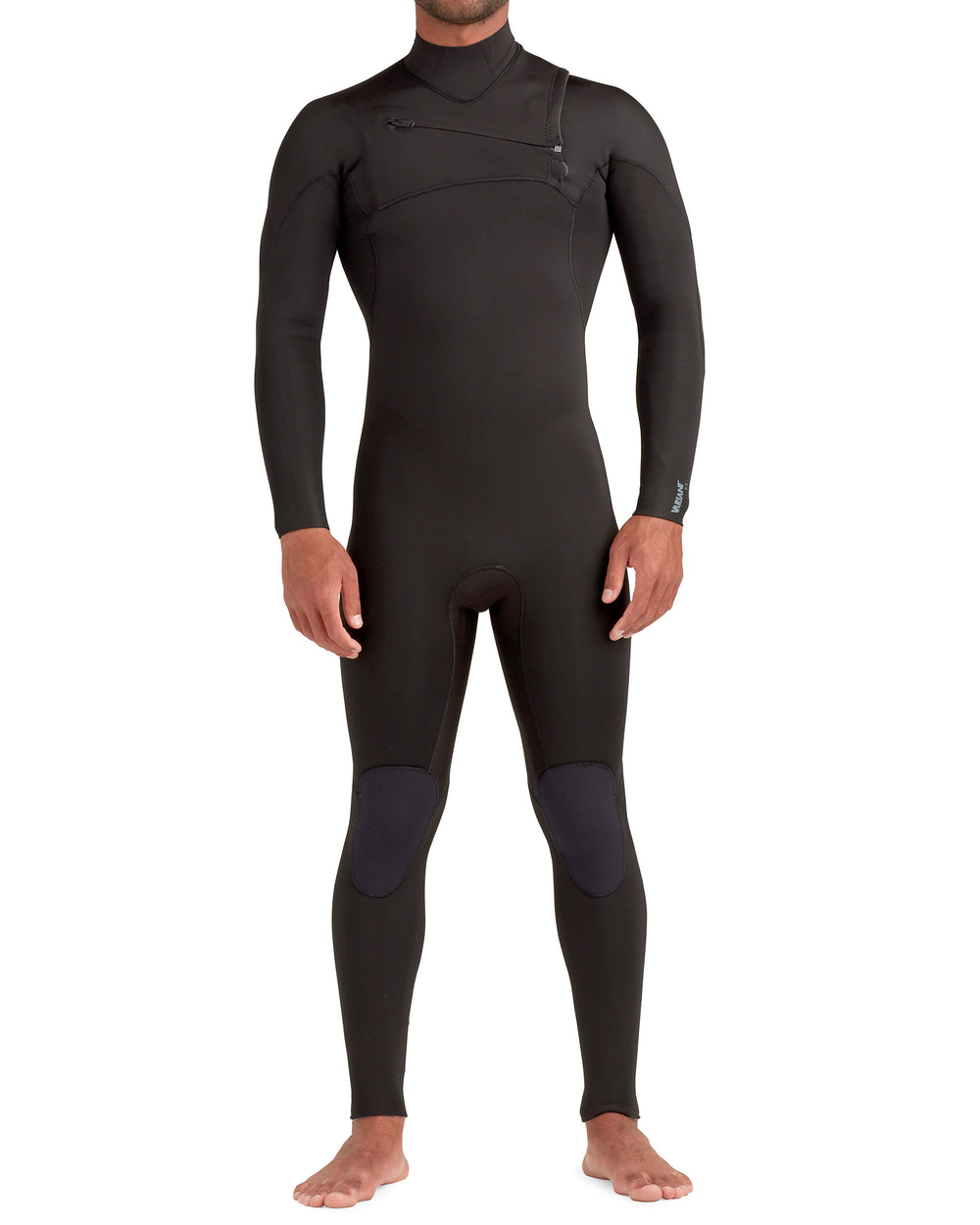 Variant 4/3mm Men's Chest-Zip Fullsuit - Black