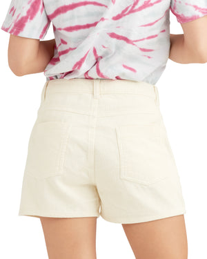 Higher Road Corduroy Shorts - Cream