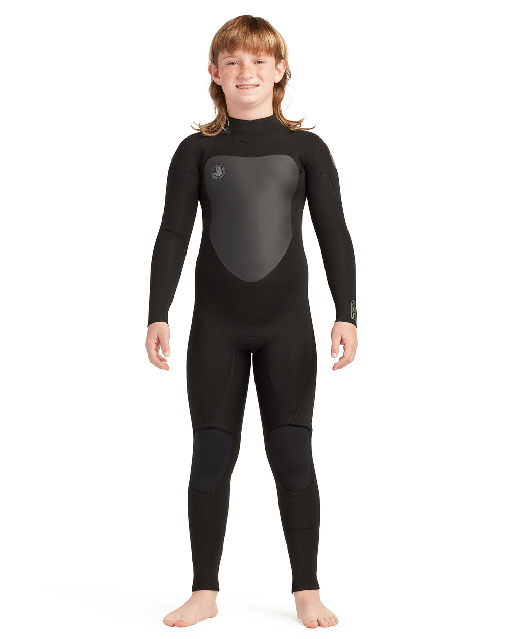 Phoenix 3/2mm Back-Zip Youth Fullsuit - Black