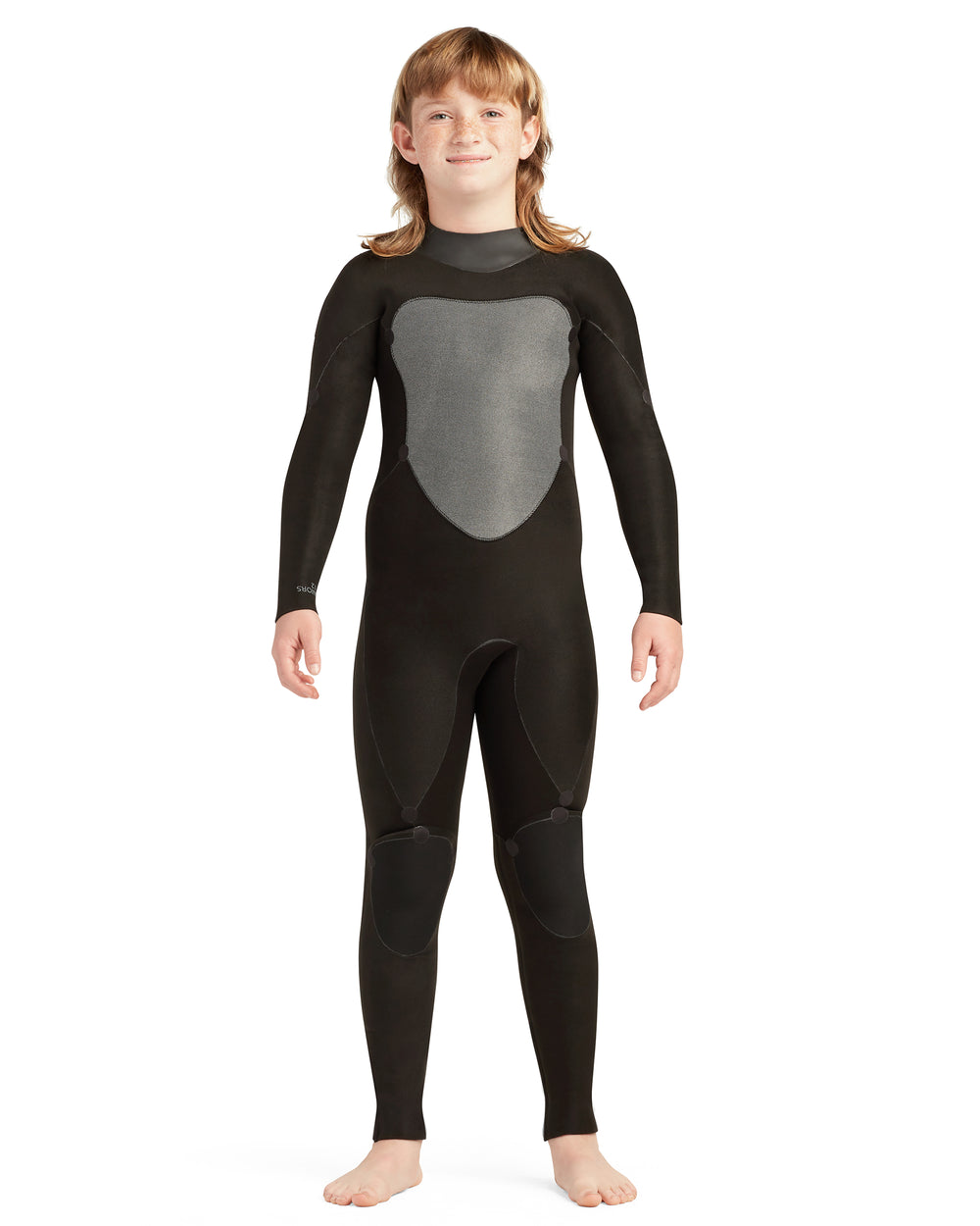 Phoenix 3/2mm Back-Zip Youth Fullsuit - Black