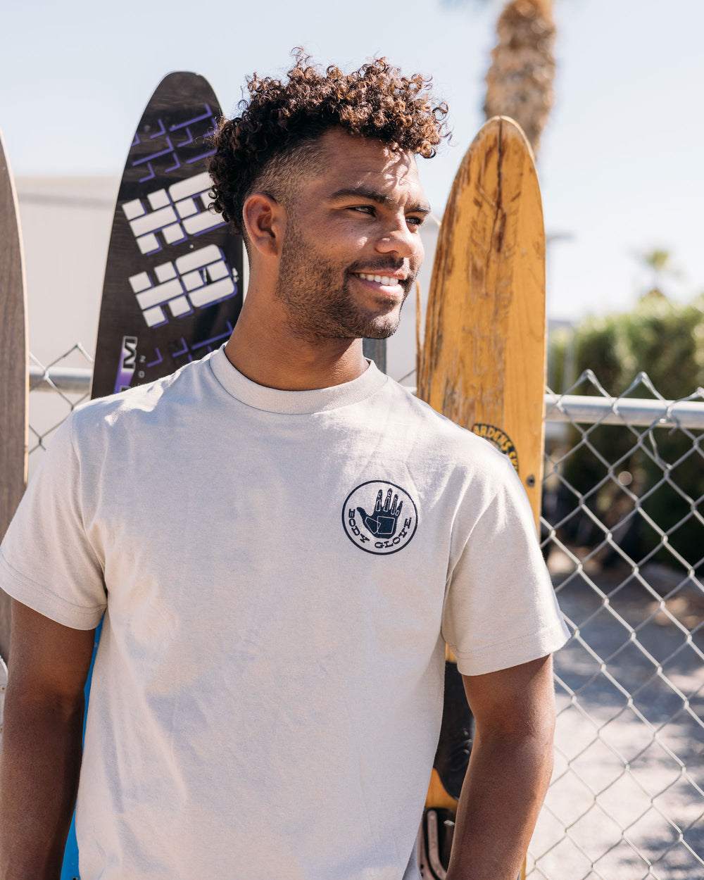 Heritage Short-Sleeved T-Shirt - Sand Black Logo