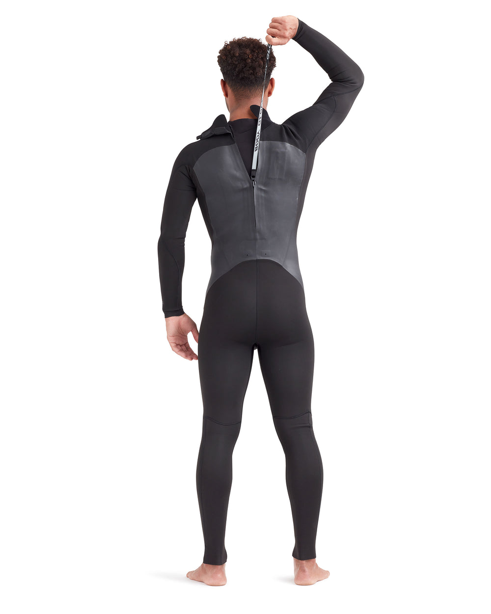 Phoenix 3/2mm Men's Back-Zip Fullsuit - Black