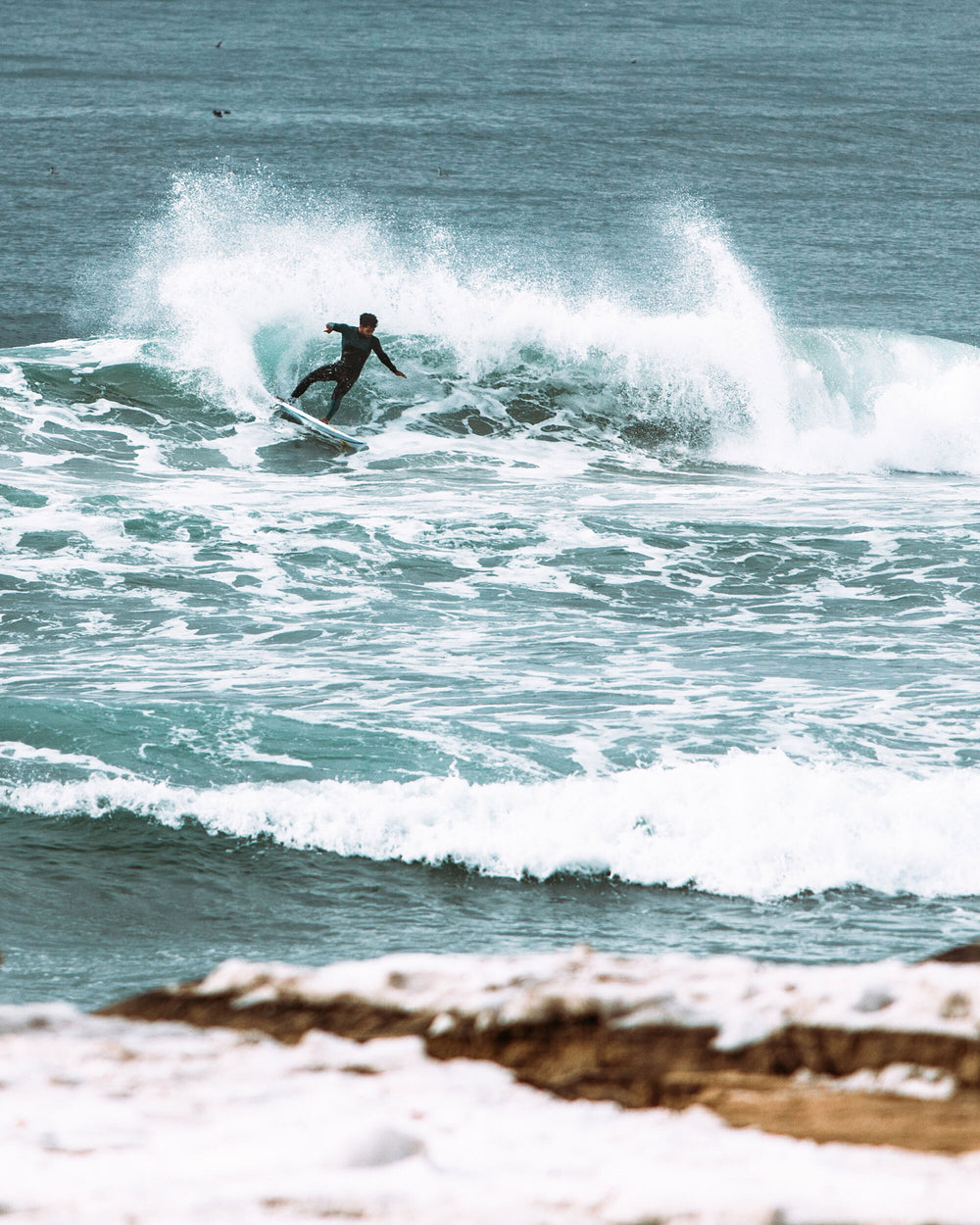 Variant 3/2mm Men's Chest-Zip Fullsuit - Black/Green