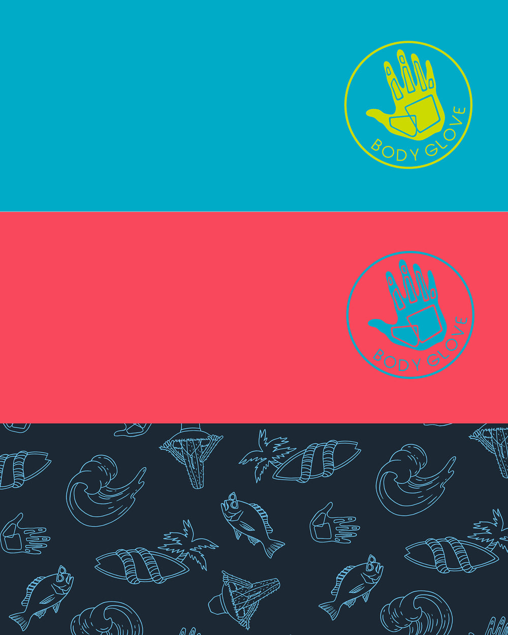 Kids' 3-Piece Face Mask Set - Blue, Pink, Blue Print