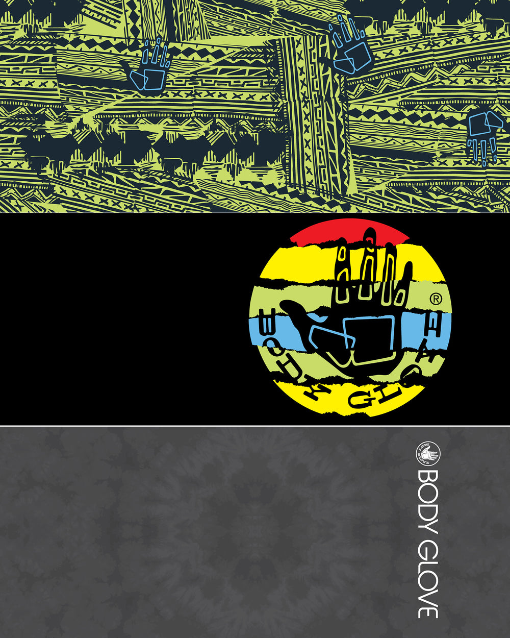 Men's 3-Piece Face Mask Set - Abstract, Solid with Logo, Tie Dye