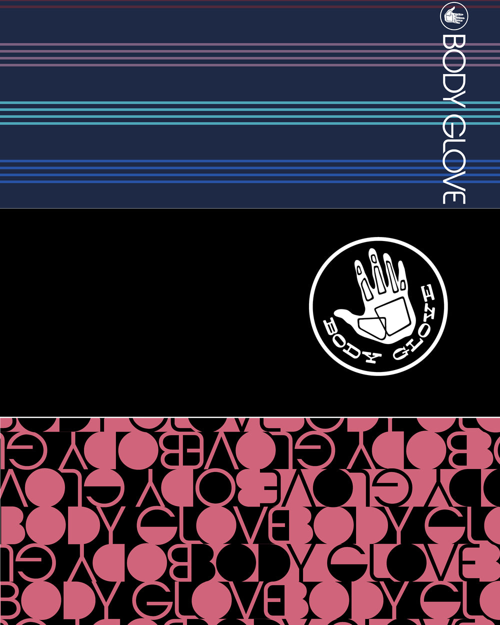 Women's 3-Piece Face Mask Set - Solid, Stripe, Logo Print