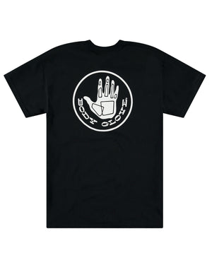 Heritage Short-Sleeved T-Shirt - Black White Logo