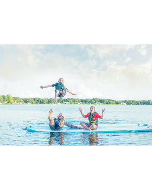 Waterpark 15' Inflatable Floating Dock - Blue/White