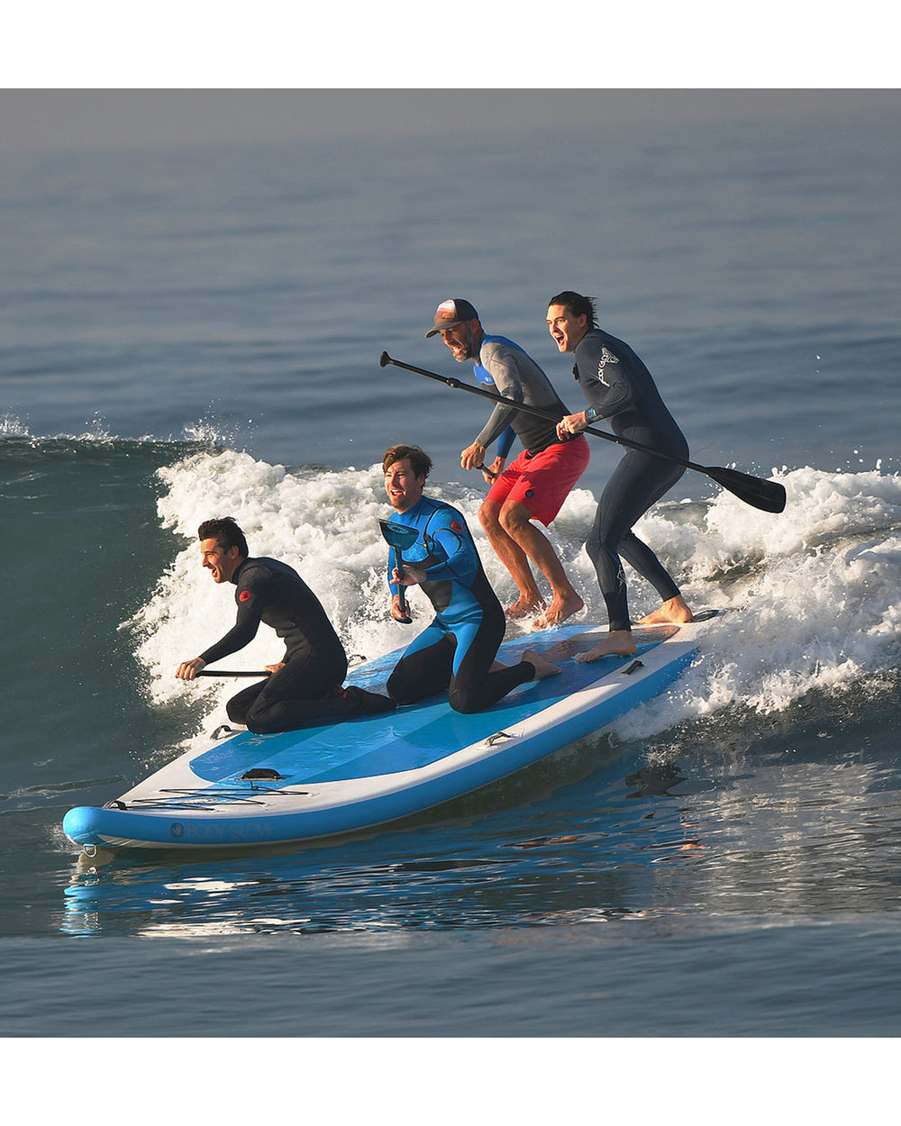 Crusader 15' Multi-Person Inflatable Paddle Board - Cobalt/White