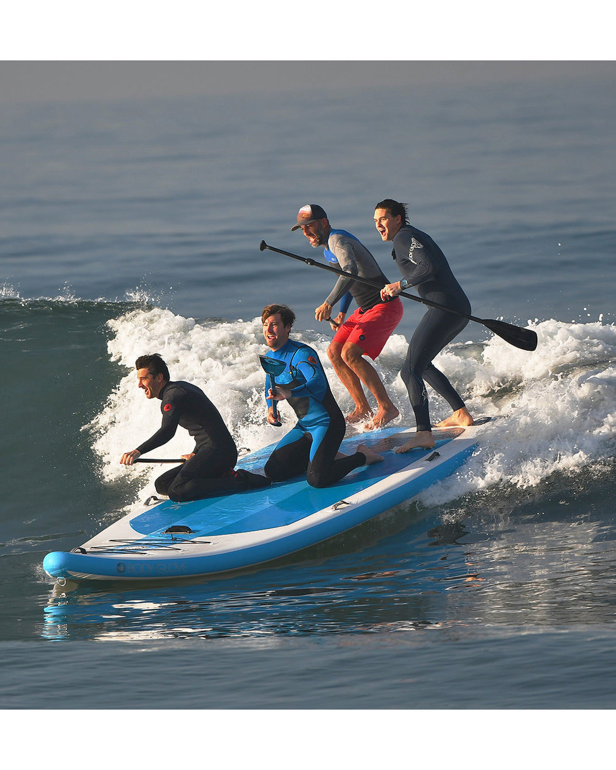 Crusader 15' Multi-Person Inflatable Paddle Board - Cobalt/White