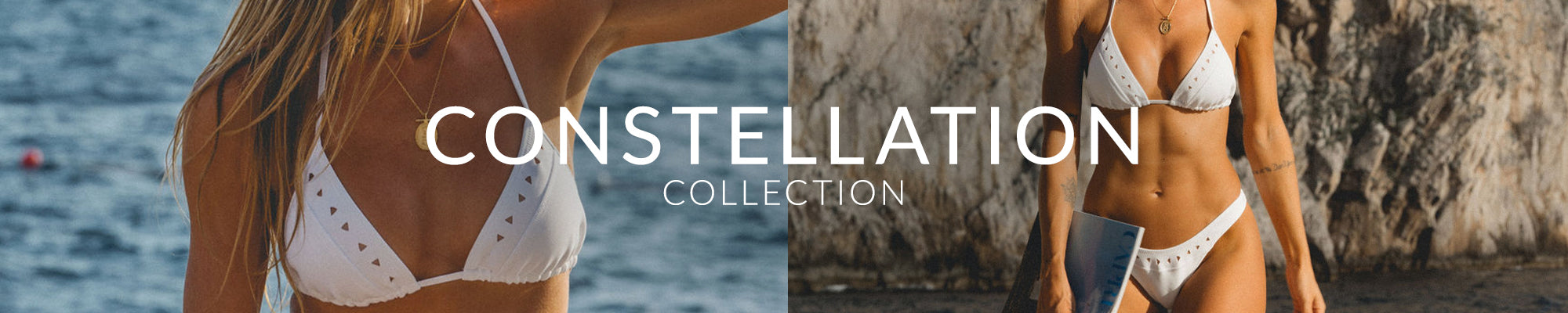 Women's Swimwear: Constellation White Collection