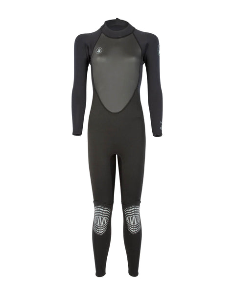 Women's Pro 3 Back Zip Fullsuit 3/2mm - Black - Body Glove