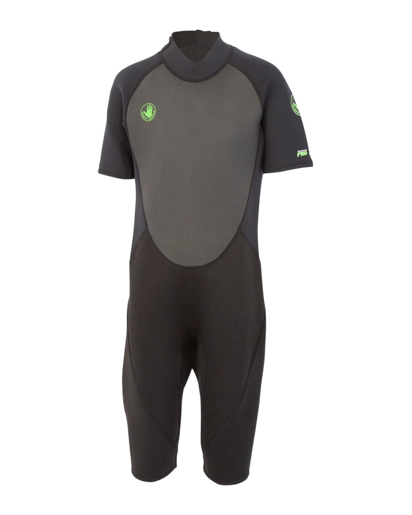 Junior Pro 3 Back Zip Springsuit 2/1mm - Black - Body Glove