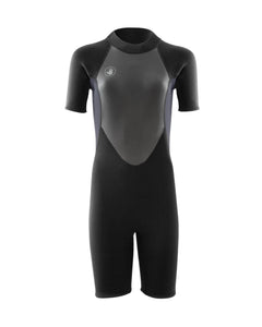 Women's Pro 3 Back Zip Springsuit 2/1mm - Black - Body Glove