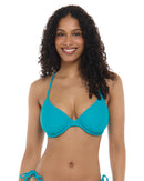 Image of Smoothies Solo D-F Cup Bikini Top - Caribbean