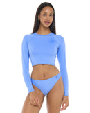 Image of Smoothies Let It Be Crop Rashguard - Eternity