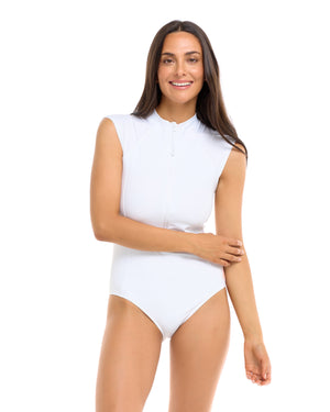 Smoothies Manny One-Piece Swimsuit - Snow