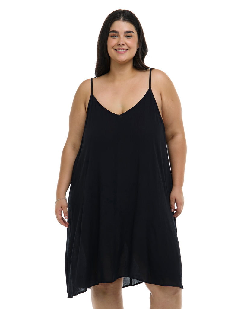 Body Glove Womens Nicole Dress Plus Size in Black, Size 2X Body Glove Womens Nicole Dress Plus Size in Black, Size 2X