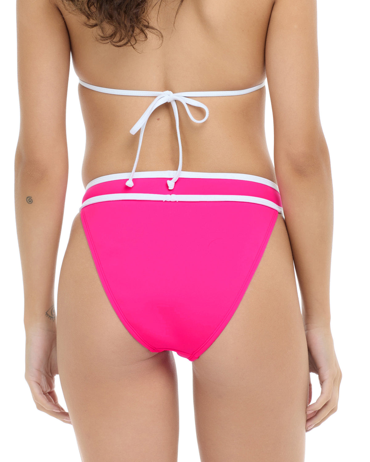 Undersea Unbelievable Swim Bottom - Flamingo Pink White