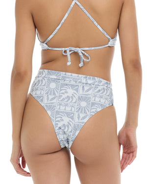 Serene Marlee High-Waist Bikini Bottom - Serene / Snow