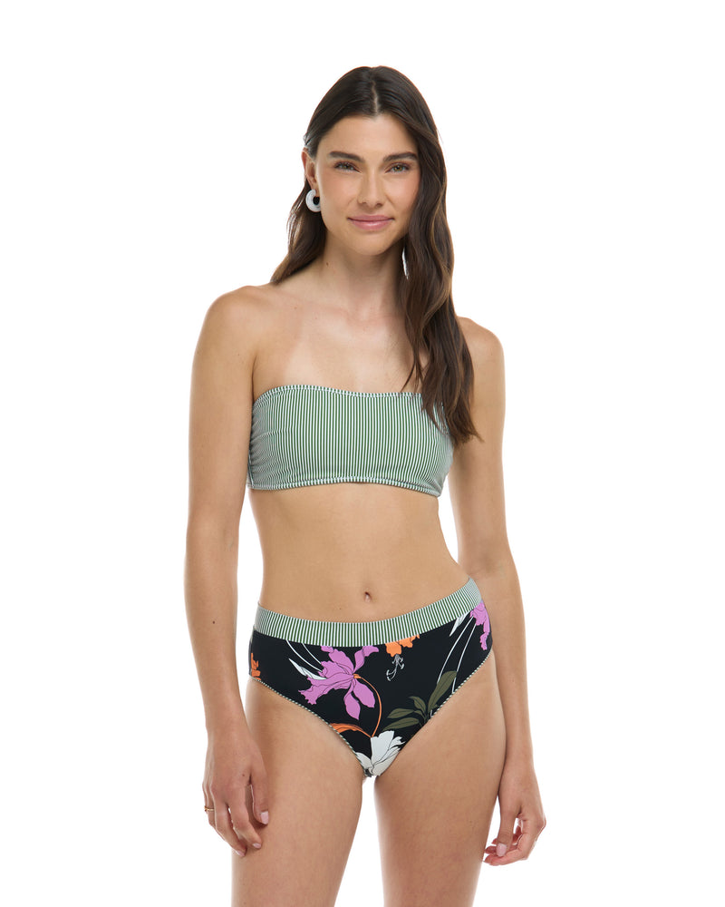 Dreamy Kai Reversible Unstructured Bandeau - Black / Dreamy