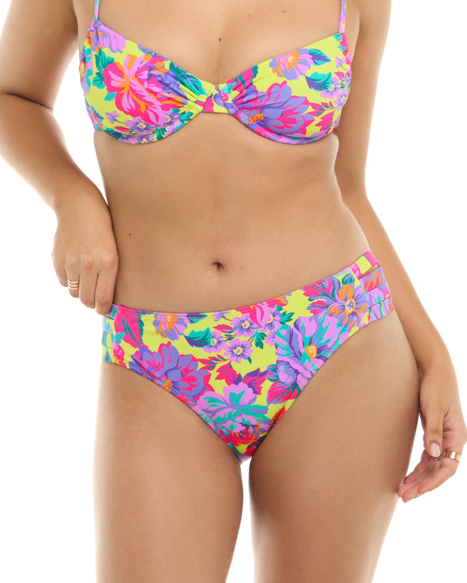 Romy Nuevo Contempo Swim Bottom - Key Lime