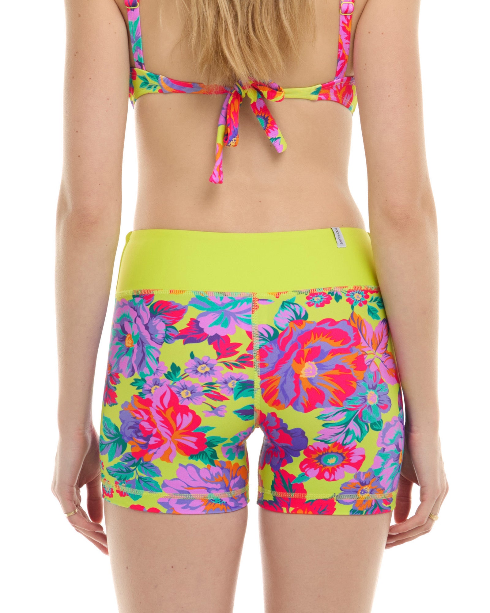 Romy Cross-Over Speedy Short - Key Lime