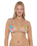 Image of Leonora Kloe Triangle Bikini Top - Multi
