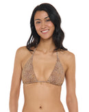 Image of Serengeti Shanaya Triangle Bikini Top - Black