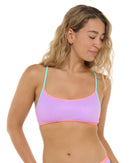 Image of Line Up Kimi Bralette Top - Lavender