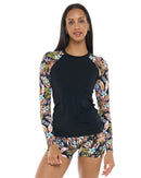 Image of Mystic Sleek Long Sleeve Rashguard - Black