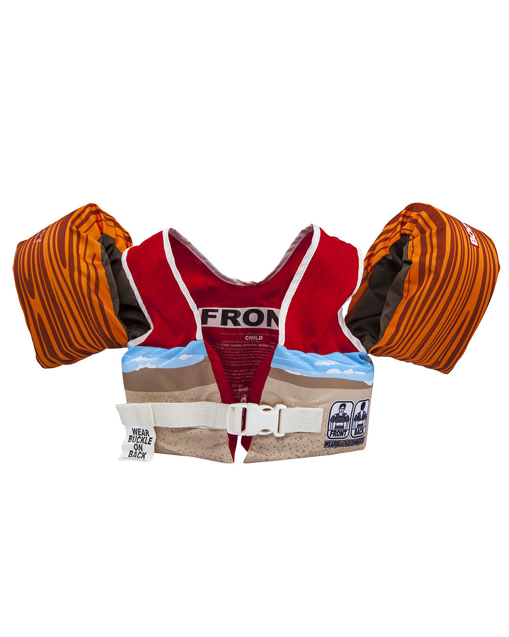 Paddle Pals Learn to Swim Life Vest - Woody