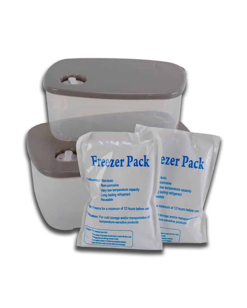 Dome Lunch Tote  - Grey/Black