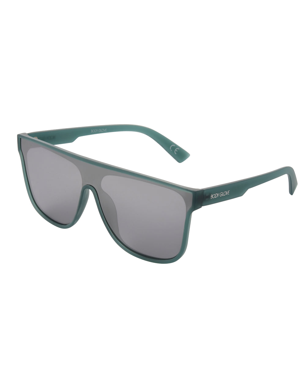 Toby Shield Sunglasses, Green