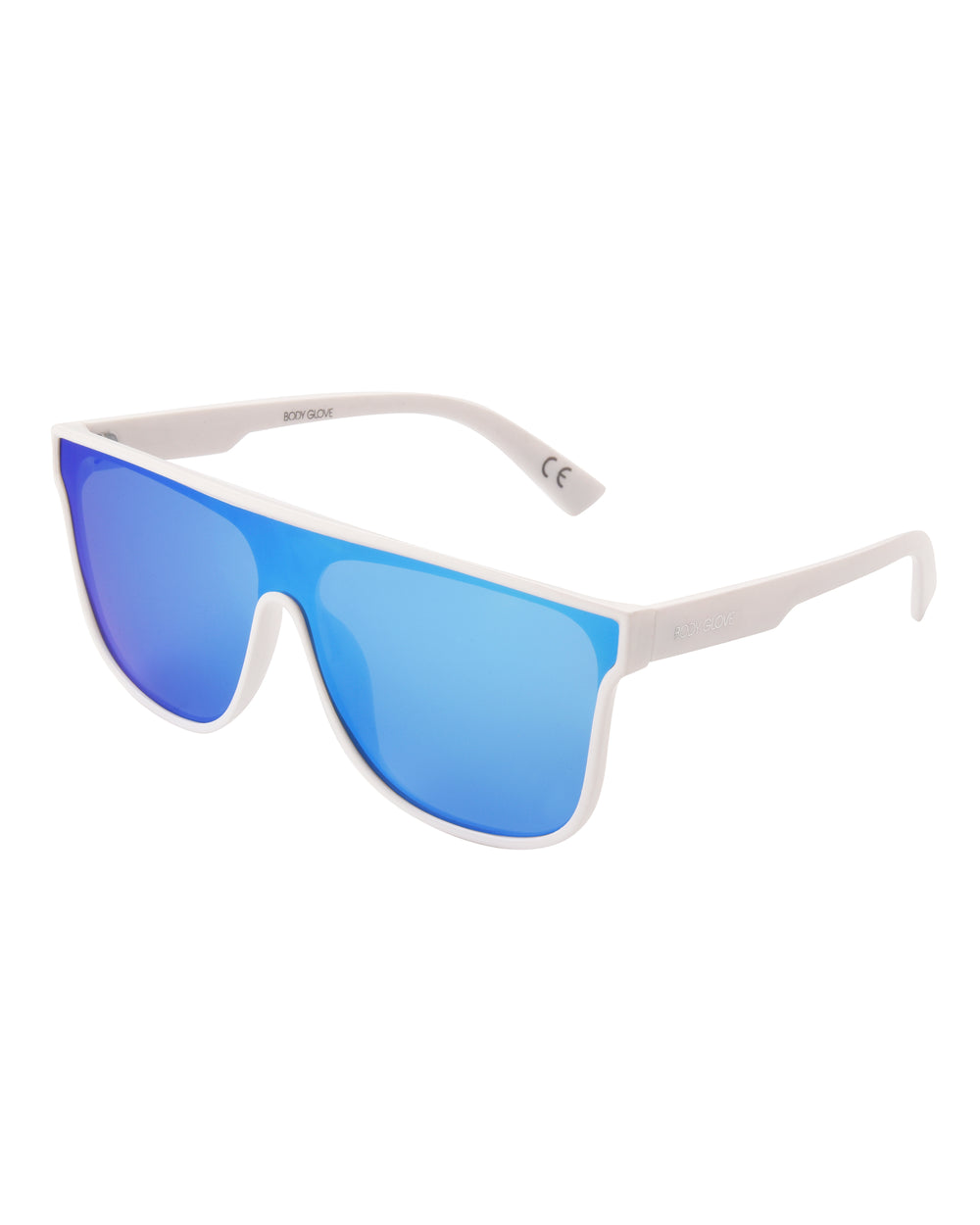 Toby Shield Sunglasses - White