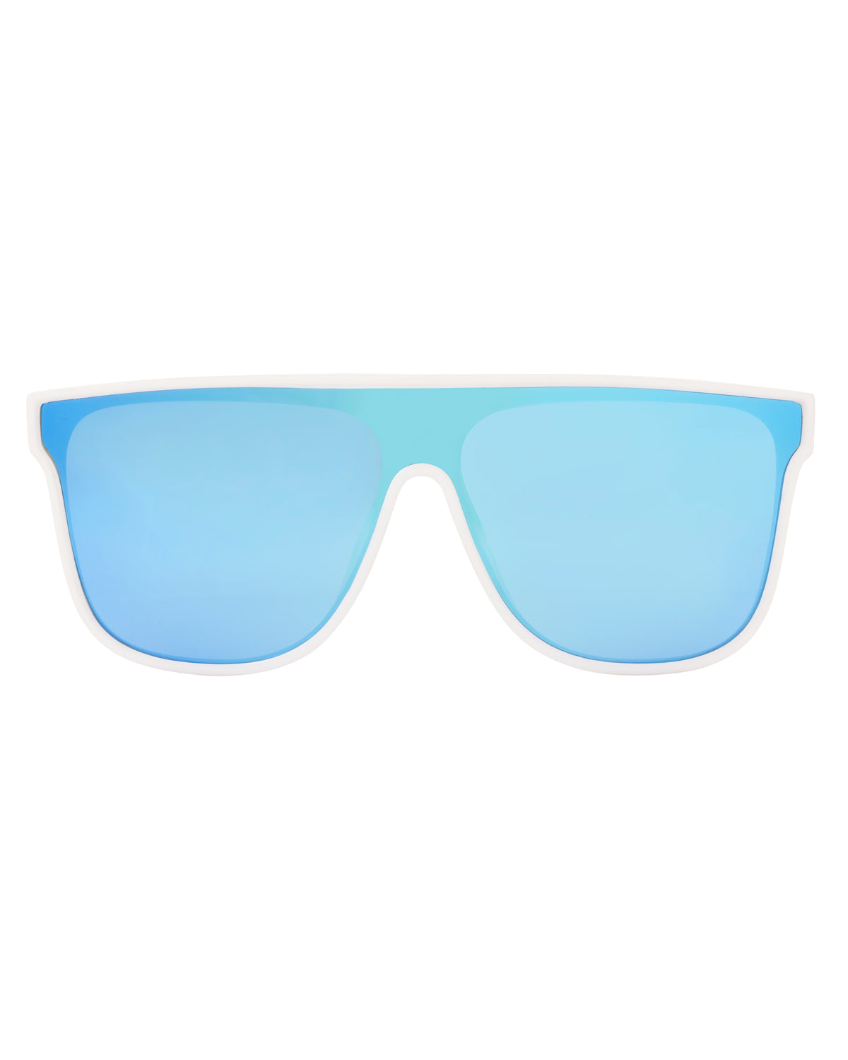 Toby Shield Sunglasses - White