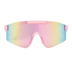 Peak Polarized Shield Sunglasses - Pink