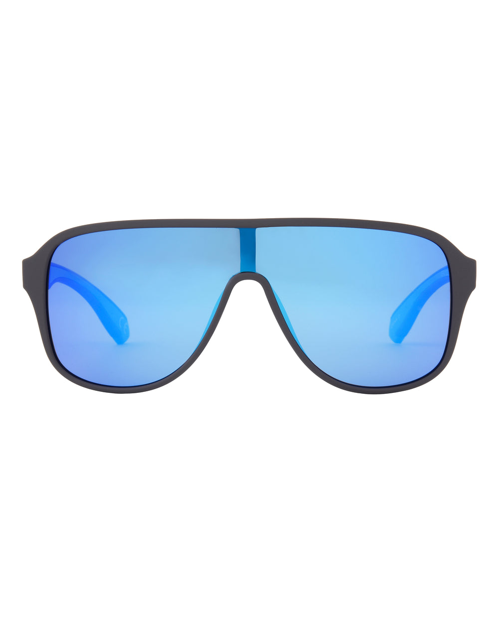 Body Glove Men's Bobby Polarized Shield Sunglasses, Grey, 130 mm
