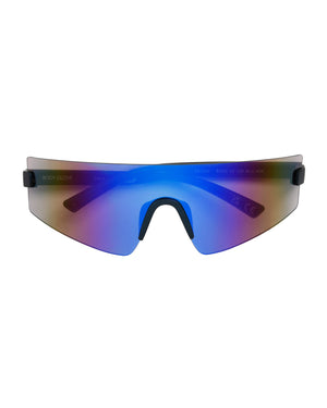 Vibez Rimless Shield Sunglasses - Teal