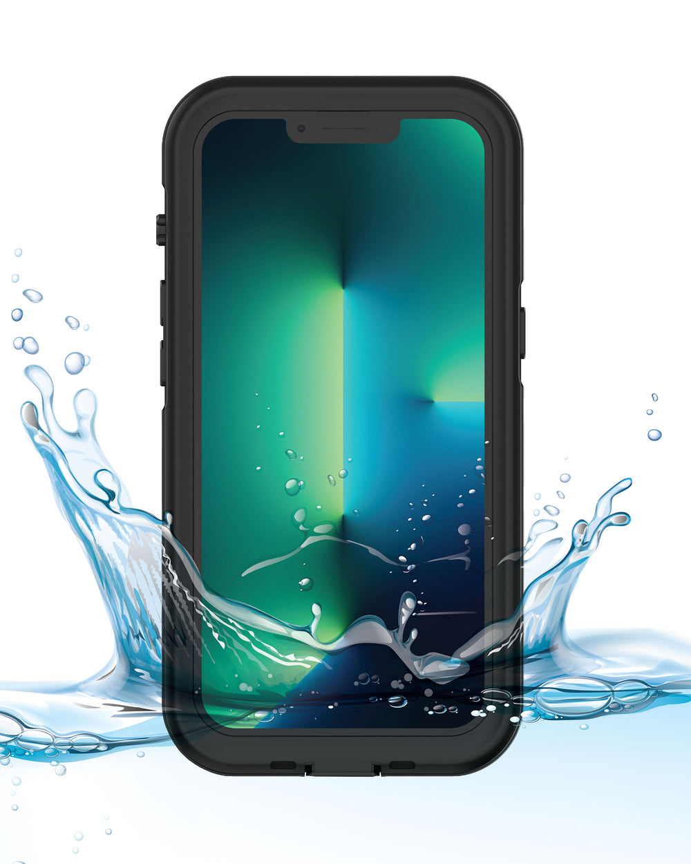 iPhone 13 Pro Tidal Waterproof Phone Case - Black/Clear - Body Glove